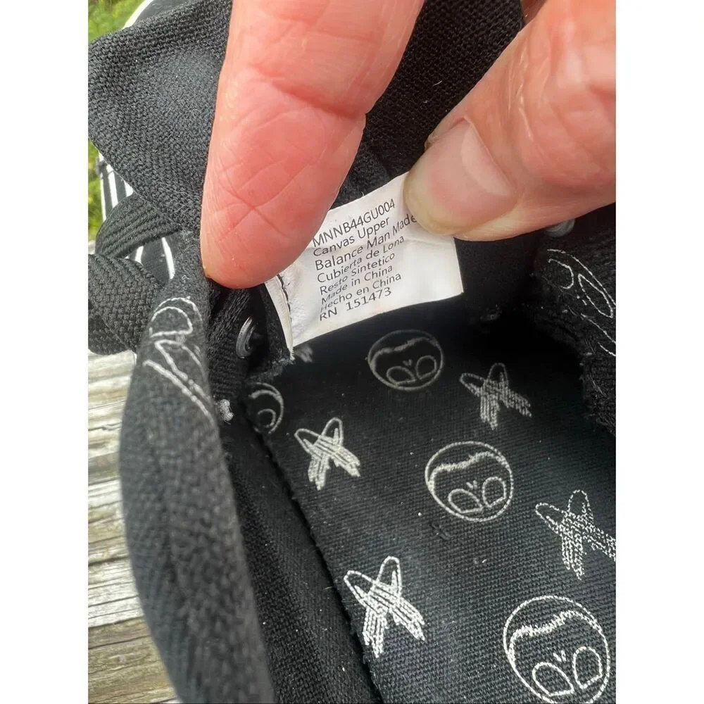 Nightmare Before Christmas Mens Sz 12 Low Top Jack Skellington Sneakers